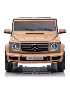 Džip na akumulator Mercedes G63 – Licencirani model braon boja