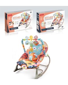 Ležaljka sa muzikom i vibracijom multi color