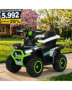 Quad na akumulator Delfino Off-Road 933 Zeleni