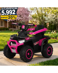 Quad na akumulator Delfino Off-Road 933 Pink