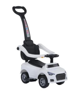 Guralica auto sa ručkom bela