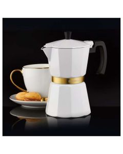 DAJAR DJ32723 DŽEZVA ZA ESPRESSO KAFU 6 ŠOLJICE 300ML BELA