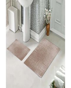 Staza za kupatilo sa gumenom podlogom - Set 60x100 + 60x40 - M-1461K