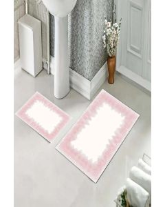 Staza za kupatilo sa gumenom podlogom - Set 60x100 + 60x40 - M-1476P