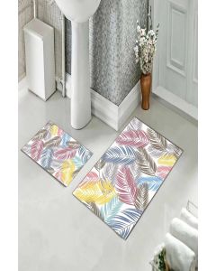 Staza za kupatilo sa gumenom podlogom - Set 60x100 + 60x40 - M-392
