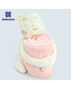 Kikka Boo Bebi ćebence sa plišanom igračkom 70x100cm Hippo Dreams KKB50115
