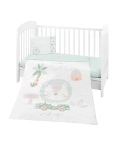 Kikka Boo Bebi posteljina navlake 3 pcs Jungle King KKB30141