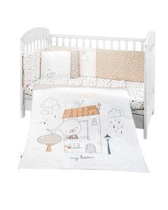 KikkaBoo posteljina sa ogradicom 6 pcs 70/140 My Teddy