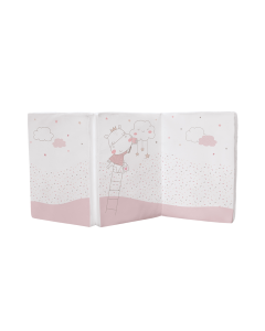 Kikka Boo Sklopivi dušek za prenosivi krevetac 60x120x5 cm Hippo Dreams KKB21031