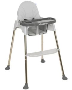 KikkaBoo hranilica Sky-High 2in1 Grey ( KKB11073 )
