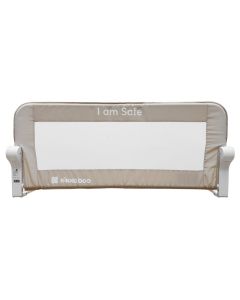 KikkaBoo zaštitna ogradica za krevetac I am Safe 102cm beige ( KKB60009 )