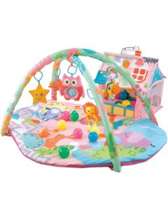 Podloga Happy Farm Pink  + 30 loptica