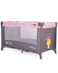 Prenosivi krevetac Africa 1 nivo Pink