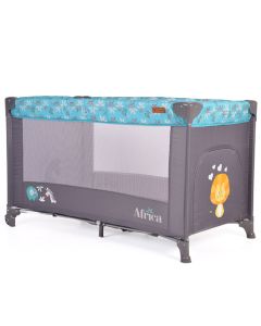 Prenosivi krevetac Africa 1 nivo Tirkiz