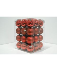 Novogodišnji ukrasi set 36 komada red