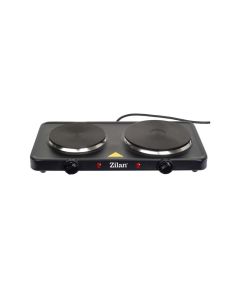 ZILAN ZLN2181 ELEKTRIČNI REŠO 2 RINGLA 15,5 I 18,5CM 2500W CRNI