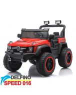 Dvosed džip na akumulator za decu Delfino SPEED 016 4x4 Crveni