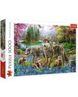 Trefl Puzzle Slagalica Lupine family 1000 kom