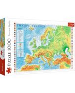 Trefl Puzzle Slagalica PHYSICAL MAP OF EUROPE 1000 kom 