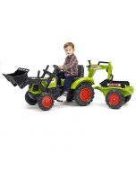 Falk traktor na pedale sa prikolicom Claas 2070y