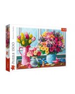 Trefl Puzzle Slagalica Flowers in vases 1500 kom