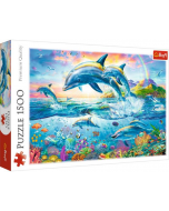 Trefl Puzzle Slagalica Dolphin family 1500 kom