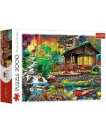 Trefl Puzzle Slagalica Cabin in the woods 3000 kom