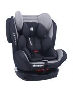 Kikka Boo Autosedište 0-1-2-3 (0-36 kg) 4 FIX DOUBLE ISOFIX light grey