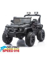 Dvosed džip na akumulator za decu Delfino SPEED 016 4x4 Crni