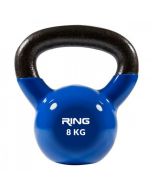 RING Kettlebell 8kg metal+vinyl 8kg  blue