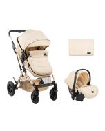 Kikka Boo Kolica za bebe Kaia Beige set 2in1 sa autosedištem KKB10198-SET