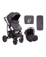 Kikka Boo Kolica za bebe set 2u1 sa autosedištem Beloved Dark Grey