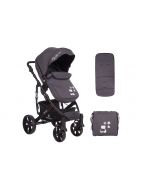 Kikka Boo Kolica BELOVED dark grey