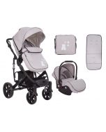 Kikka Boo Kolica BELOVED light grey set 2in1 sa autosedištem