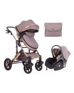 Kikka Boo Kolica DARLING beige set 2in1 sa autosedištem