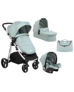 Kikka Boo Kolica Ugo 3in1 set sa autosedištem i tvrdom korpom Mint