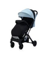 LORELLI KOLICA FIORANO BLACK&SILVER BLUE + footcover