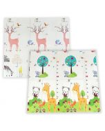 NouNou PVC Podloga za igru Lovely Forest 180x200x1cm obostrana štampa NN9373