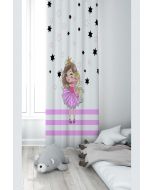 Zavesa za dečiju sobu – Mala princeza I jednorog PRD43E