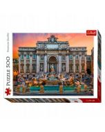 Trefl Puzzle Fontanna di Trevi Roma 500 kom