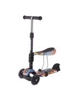 Kikka Boo Trotinet Makani RIDE and SKATE 3in1 do 50 kg Scretch