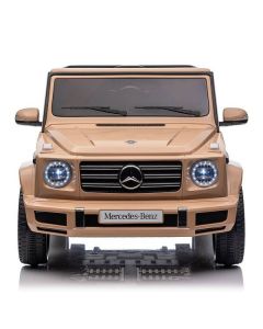 Džip na akumulator Mercedes G63 – Licencirani model braon boja