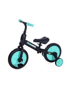 LORELLI BALANCE BIKE RUNNER 2u1 BLACK&TURQUOISE