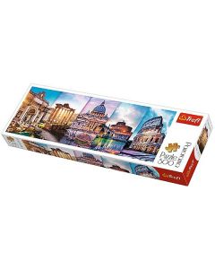 Trefl Puzzle Slagalica Panorama Rome Collage 500 kom