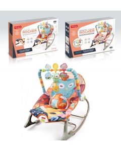 Ležaljka sa muzikom i vibracijom multi color