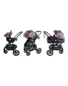 BBO KOLICA ZA BEBE 3u1 STAR - ANIMAL PRINT