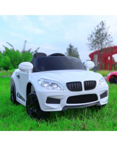 Auto na akumulator za decu Delfino Sporting ZX6R kožno sedište Beli