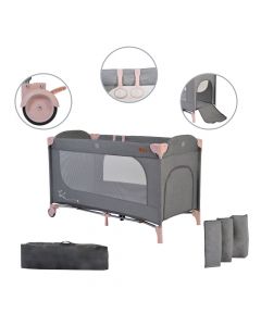 Cangaroo Prenosivi krevetac za bebe Skyglow I nivo Pink