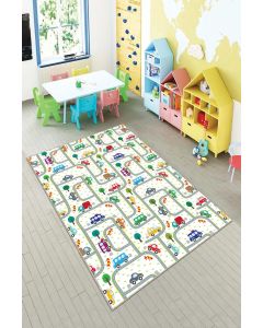 Tepih za dečiju sobu 120x180 cm - Auto staza A-004