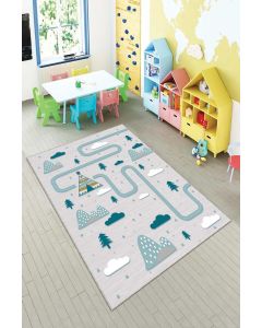 Tepih za dečiju sobu 120x180 cm - Auto staza A-102